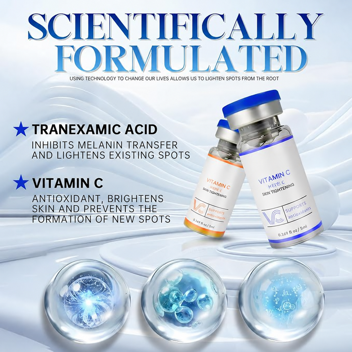 Tranexamic Acid + Gold Vitamin C Dark Spot Serum