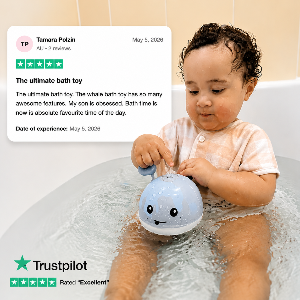 Slendrax™ Whale Bath Toy