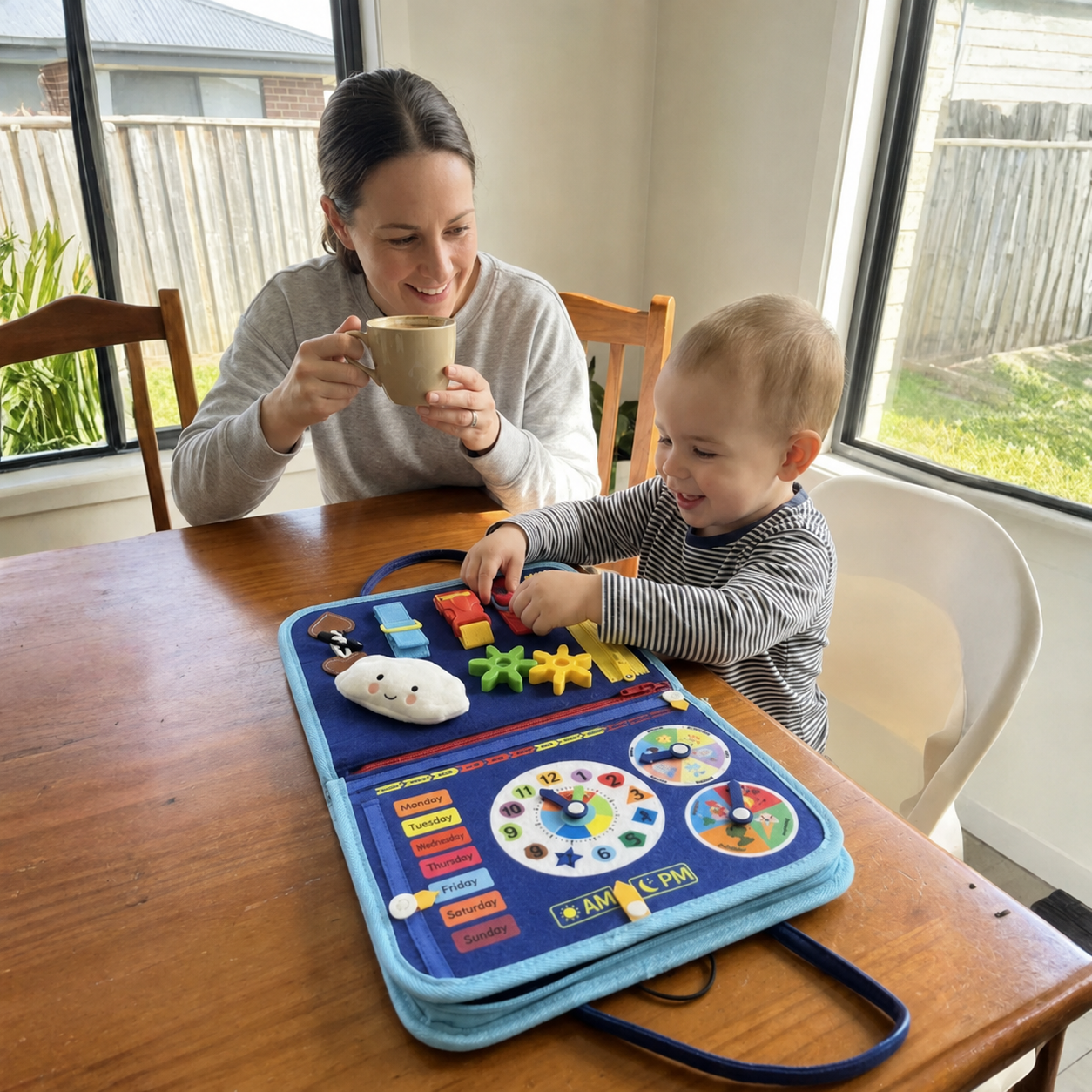 Slendrax™ Montessori Busy Board