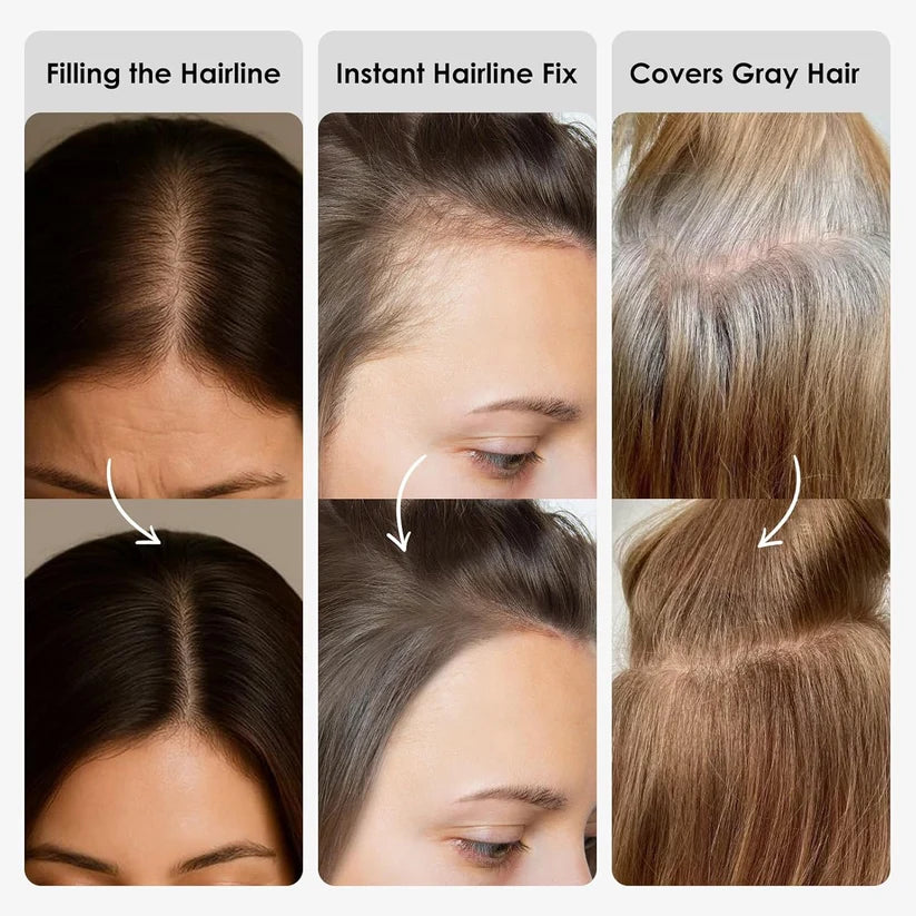 Hair Shadow & Root Touch Up, Long-Lasting Hair Rich Shading Powder, Available in 30 Shades