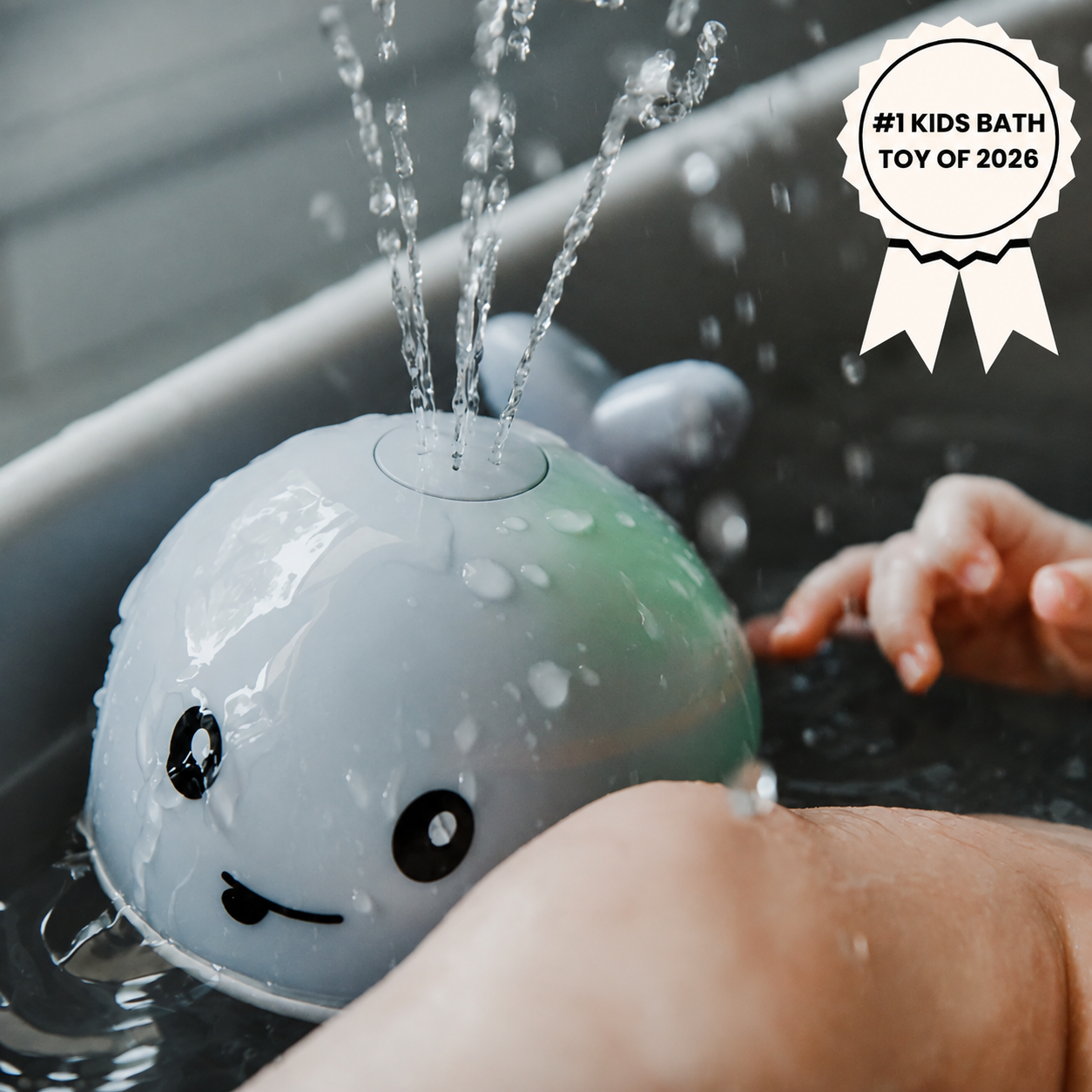 1x Whale Bath Toy