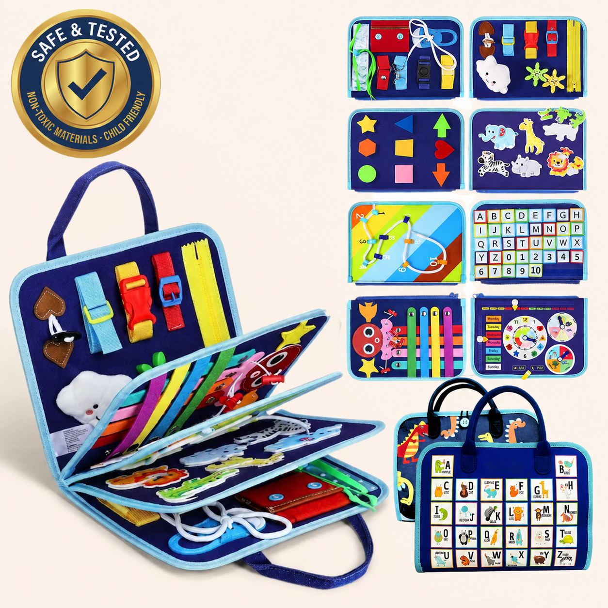 Slendrax™ Montessori Busy Board