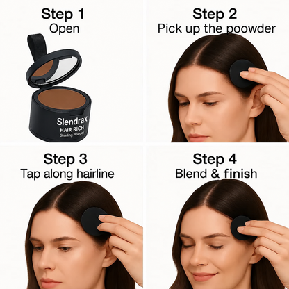 Hair Shadow & Root Touch Up, Long-Lasting Hair Rich Shading Powder, Available in 30 Shades