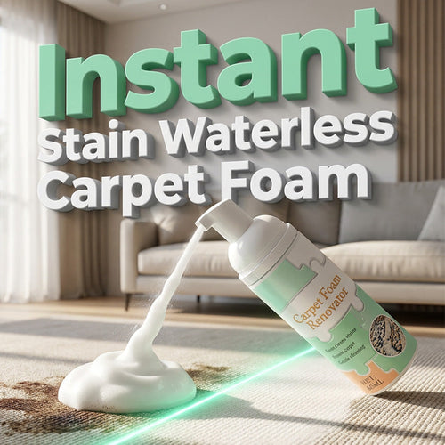 🔥Limited Time Promotion 60% OFF🔥Waterless Carpet Foam Stain Remover with Towel