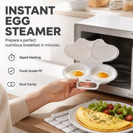 Slendrax Microwave Egg Steamer - Perfect Eggs in 2 Mins