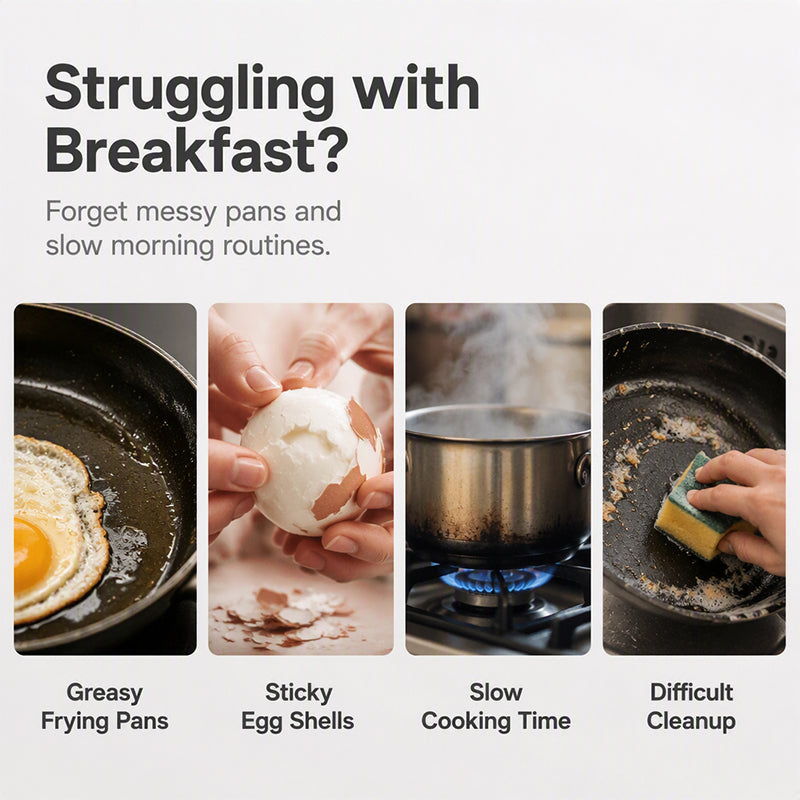 Slendrax Microwave Egg Steamer - Perfect Eggs in 2 Mins