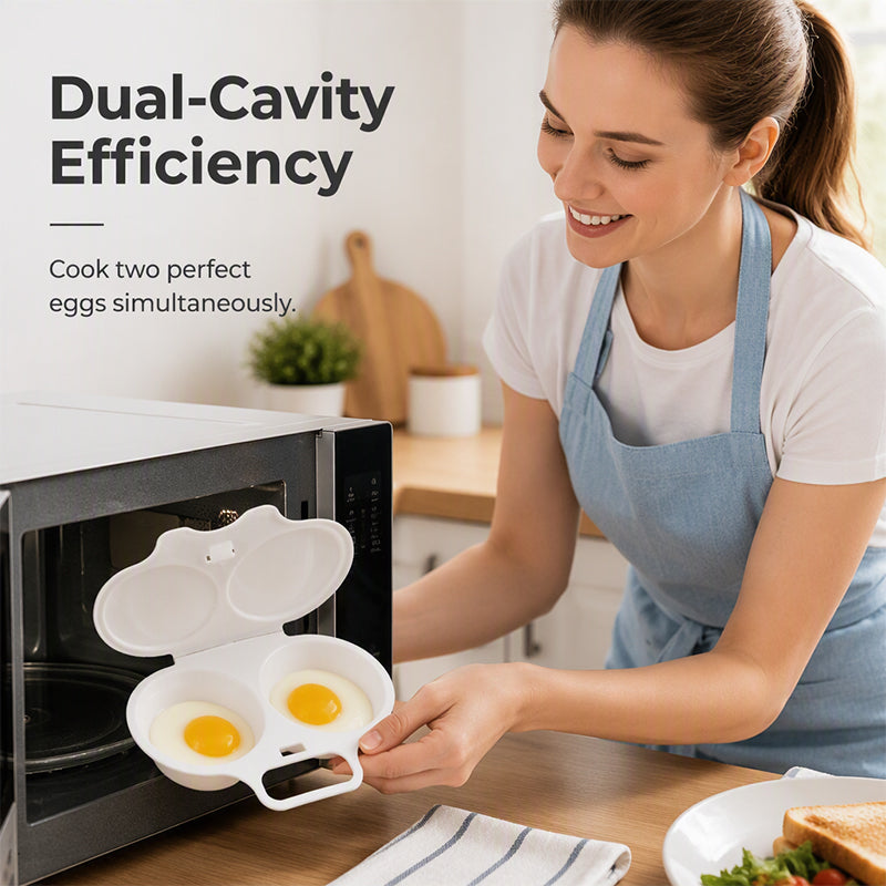 Slendrax Microwave Egg Steamer - Perfect Eggs in 2 Mins