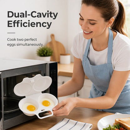 Slendrax Microwave Egg Steamer - Perfect Eggs in 2 Mins
