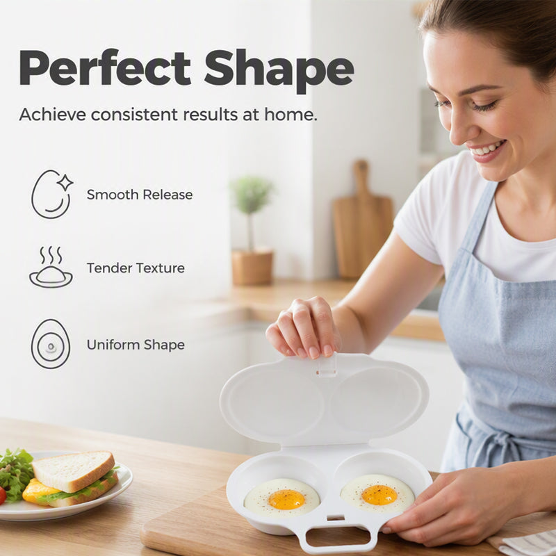 Slendrax Microwave Egg Steamer - Perfect Eggs in 2 Mins